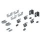 HETTICH 9136103 SysLine S készlet csillapítás nélkül 2 szárnyhoz