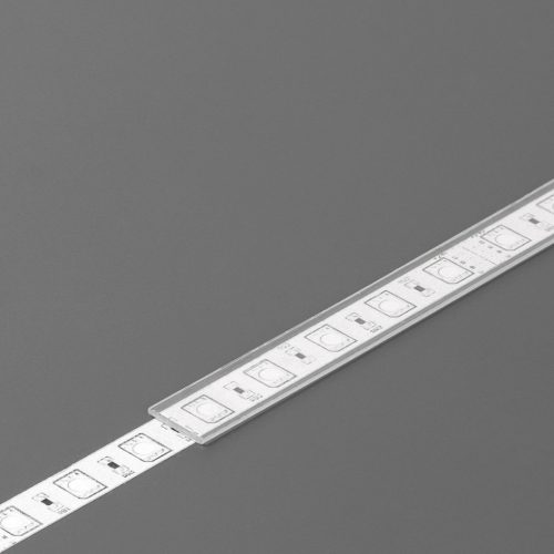 StrongLumio takaróprofil Slim/Smart LED profilhoz pattintós/befűzős átlátszó 2m