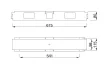MILADESIGN összek.elem G7 ST957/16 antracit
