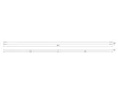 MILADESIGN asztalkeret profil G5 ST541-186 ntracit