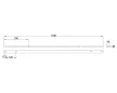 MILADESIGN csatorna Linear LN1404 fehér