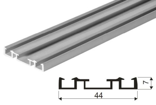 SEVROLL  03729 Simple alsó vezetés 4m ezüst