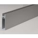SEVROLL 03746 alsó takaró profil Simple/Blue 1,5m (10 mm-es rétegeltlemez) ezüst