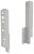 HETTICH 9121844 Arcitech hátlap rögzítő 186 J ezüst
