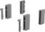 HETTICH 9122974 ArciTech DesignSide adapter 94 antracit