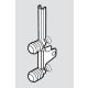 BLUM ZF7K7002 front rögzítő Legrabox K csavar