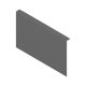 BLUM ZC7A0U0C Ambia-line fa hátlapi adapter LBX/MVX C terra fekete TS-M