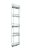 VIBO Kamraszekrény vasalat öt kosár 150mm  standard