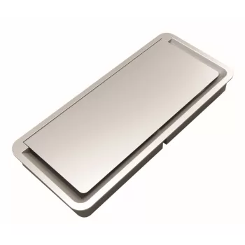 Kábel kivezető Light 261x117x25 mm ezüst