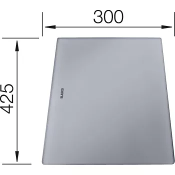 BLANCO 230970 Tartozék vágódeszka üveg Divon 425x300