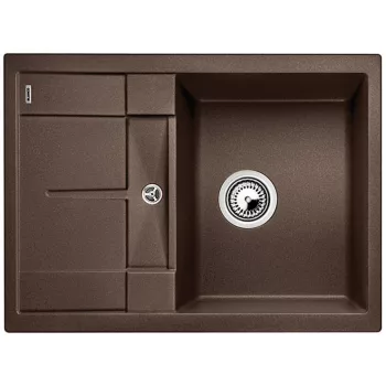   BLANCO 519570 Mosogató Metra 45 S Compact kávé excenter nélkül Silgranit PuraDur