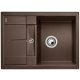 BLANCO 519570 Mosogató Metra 45 S Compact kávé excenter nélkül Silgranit PuraDur