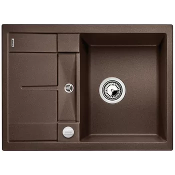   BLANCO 519581 Mosogató Metra 45 S Compact kávé excenterrel Silgranit PuraDur