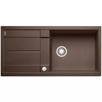   BLANCO 519157 Mosogató Metra XL 6 S-F kávé excenterrel Silgranit PuraDur
