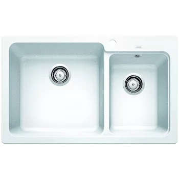   BLANCO 519649 Mosogató Naya 8 fehér excenter nélkül Silgranit PuraDur