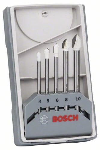 BOSCH 2608587169 5dílná sada vrtáků na dlaždice CYL-9 Ceramic, 4–10 mm