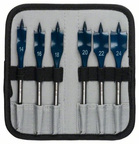BOSCH 2608900332 Sada plochých frézovacích vrtáků SelfCut Speed 14–24 mm, 6 kusů