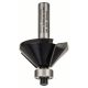 BOSCH 2608628352 Fazetovací fréza, 8 mm, B 11 mm, L 14,7 mm, G 56 mm, 45°