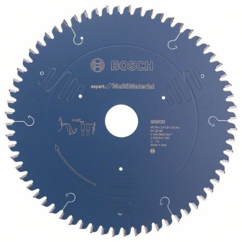 BOSCH 2608642493 Pilový kotouč Expert for Multi Material 216 x 30 x 2,4 mm, 64