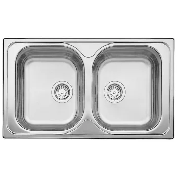   BLANCO 511924 Mosogató Tipo 8 természetes fényű nemesacél excenter nélkül