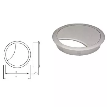 Kábelkivezető 80 mm RAL9006