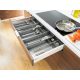 K-BLUM Antaro M 550 mm/30 kg, Blumotion/TOB, fehér SW, csavar