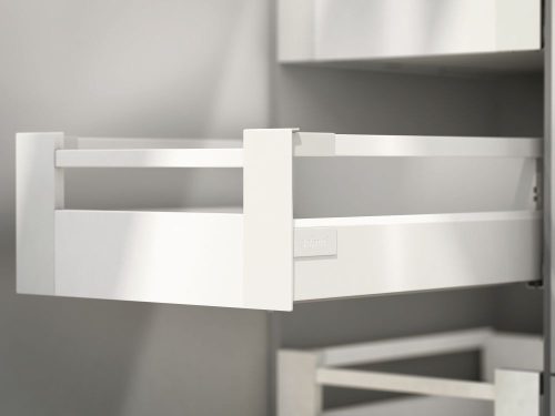 K-BLUM Antaro C 450 mm/65 kg, Blumotion/TOB, szürke R9006, belső