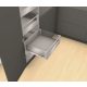 K-BLUM Legrabox C Free 500 mm/40 kg, Tip-on, szürke OG-M, belső, reling