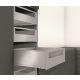 K-BLUM Legrabox C Pure 500 mm/70 kg, Tip-on, szürke OG-M, belső, üveg