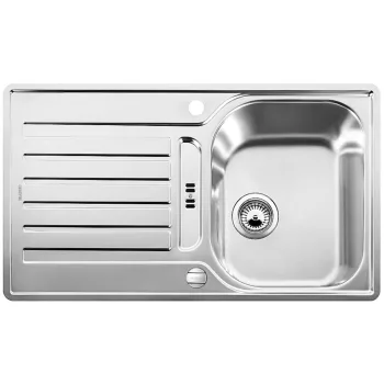   BLANCO 519717 Mosogató Lantos 45 S-IF szálcsiszolt nemesacél excenterrel