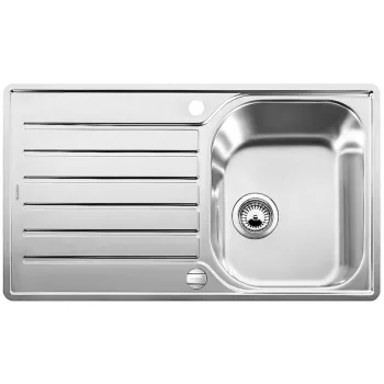   BLANCO 519707 Mosogató Lantos 45 S-IF Salto szálcsiszolt nemesacél excenterrel