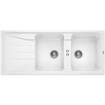   BLANCO 519701 Mosogató Sona 8 S fehér excenter nélkül Silgranit PuraDur