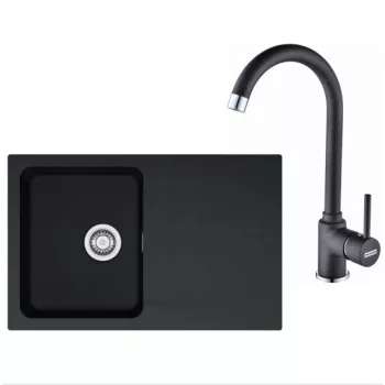 FRANKE Szett T30Č OID 611-78 fekete + FP 9000.071 onix