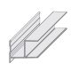 SEVROLL 04163 Uno fogantyú profil 18mm 2,70m ezüst