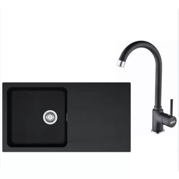 FRANKE Szett T41Č OID 611 fekete + FP 9000.071 onyx