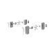 HETTICH 9196317 Atira DesignSide adapter 144 mm ezüst