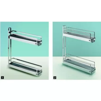  HETTICH 9207578 front kihuzású Arena Classic 90° fiók, króm