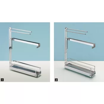   HETTICH 9207580 front kihuzású Arena Style 90° fiók, króm