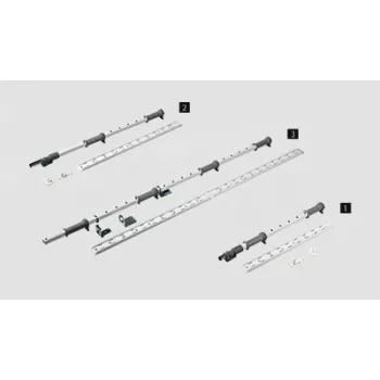 HETTICH 9207598 LeMans II forgó tengely 720 mm antracit