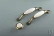 TULIP Gomb Gipa óarany/repedezett porcelán + csavarok