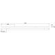 MILADESIGN csatorna Linear LN1604 ezüst