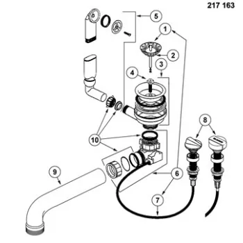 BLANCO 217163 Tartozék excenteres irányítás