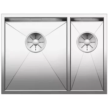   BLANCO 521613 Mosogató Zerox 340/180-U selyem fényű nemesacél InFino rúd nélkül