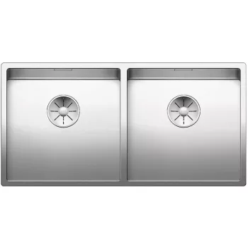   BLANCO 521618 Mosogató Claron 400/400-U selyem fényű nemesa.InFino rúd nélkül