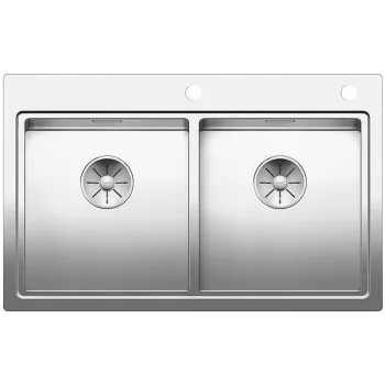   BLANCO 521663 Mosogató Divon II 8-IF selyem fényű nemesacél InFino excen.nélk.