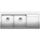BLANCO 521664 Mosogató Divon II 8S-IF selyem fényű nemesacél InFino excen.nélk.