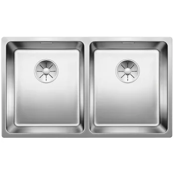   BLANCO 522981 Mosogató Andano 340/340-IF selyem fényű nemesa.InFino rúd nélkül