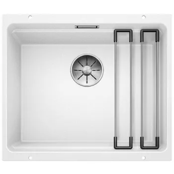   BLANCO 522231 Mosogató Etagon 500-U fehér InFino rúd nélkül Silgranit PuraDur