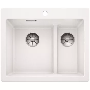   BLANCO 521693 Mosogató Pelon 6 Split fehér InFino excen.nélk.Silgranit PuraDur