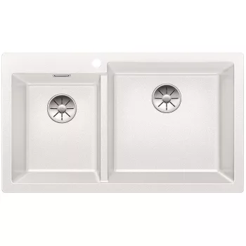   BLANCO 523061 Mosogató Pleon 9 fehér InFino excenter nélkül silgránit PuraDur